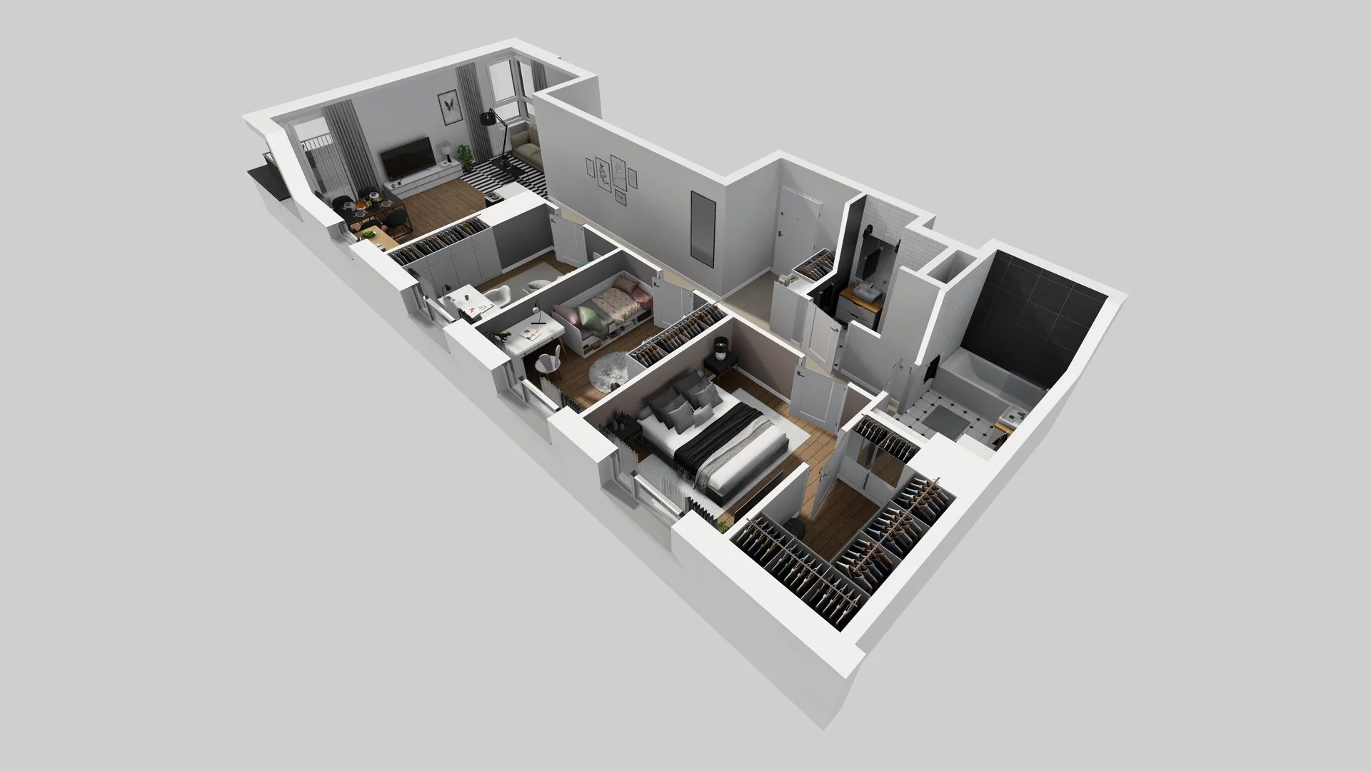 4 pokoje, mieszkanie 80,55 m², piętro 1, oferta nr E/7, Mokotów Sportowy 1 B, Warszawa, Mokotów, Augustówka, ul. Antoniewska