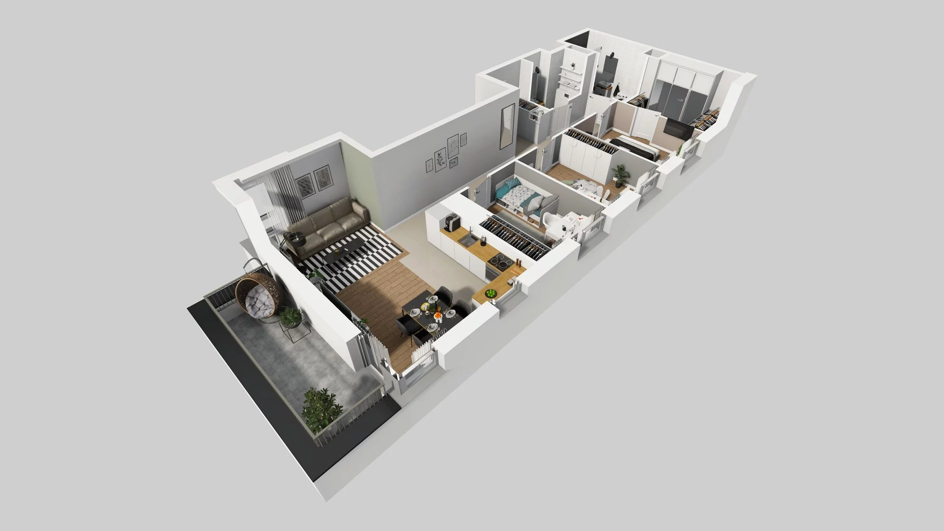 4 pokoje, mieszkanie 80,55 m², piętro 1, oferta nr E/7, Mokotów Sportowy 1 B, Warszawa, Mokotów, Augustówka, ul. Antoniewska
