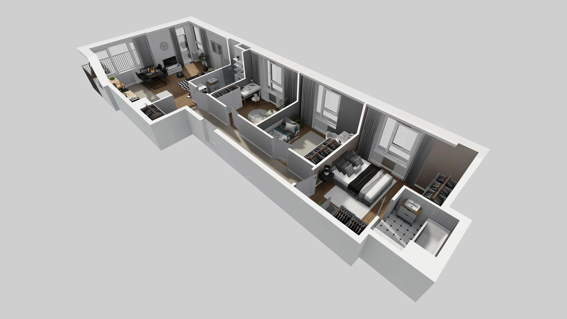 4 pokoje, mieszkanie 77,97 m², piętro 1, oferta nr E/13, Mokotów Sportowy 1 B, Warszawa, Mokotów, Augustówka, ul. Antoniewska