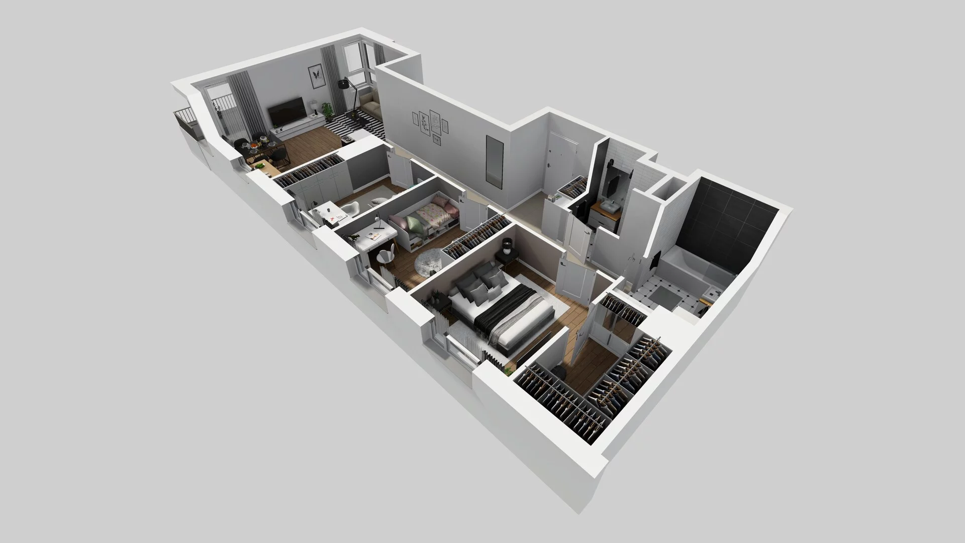 4 pokoje, mieszkanie 80,55 m², piętro 2, oferta nr E/15, Mokotów Sportowy 1 B, Warszawa, Mokotów, Augustówka, ul. Antoniewska