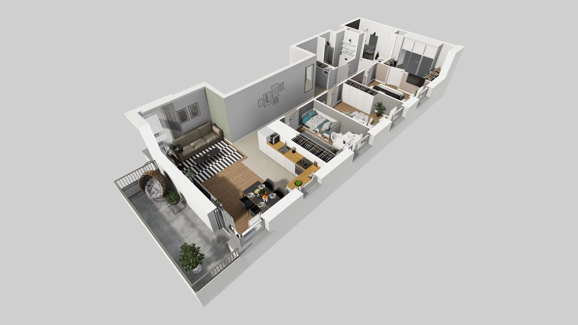4 pokoje, mieszkanie 80,55 m², piętro 4, oferta nr E/31, Mokotów Sportowy 1 B, Warszawa, Mokotów, Augustówka, ul. Antoniewska