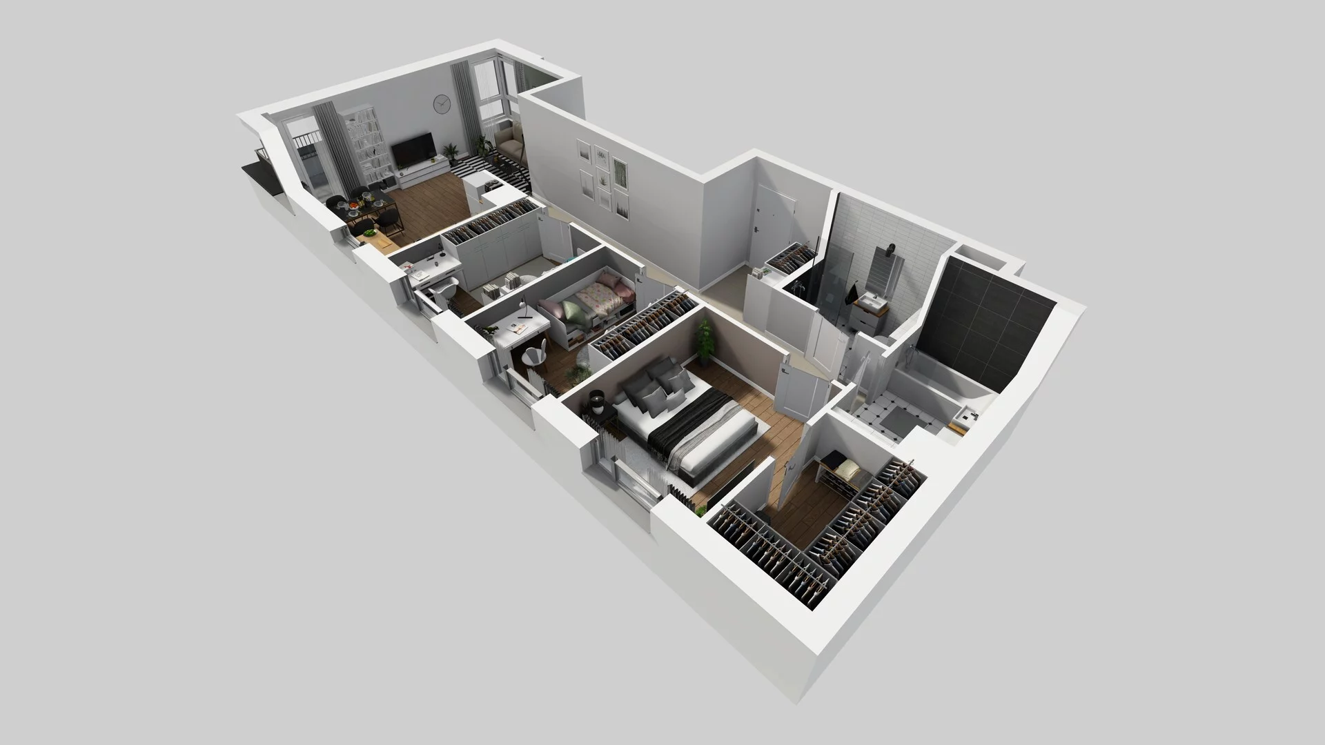 4 pokoje, mieszkanie 81,35 m², piętro 1, oferta nr D/3, Mokotów Sportowy 1 B, Warszawa, Mokotów, Augustówka, ul. Antoniewska