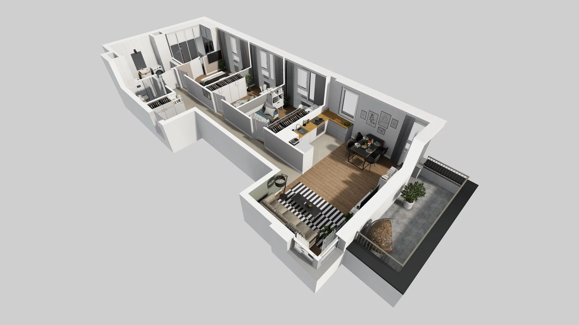 4 pokoje, mieszkanie 81,35 m², piętro 1, oferta nr D/3, Mokotów Sportowy 1 B, Warszawa, Mokotów, Augustówka, ul. Antoniewska