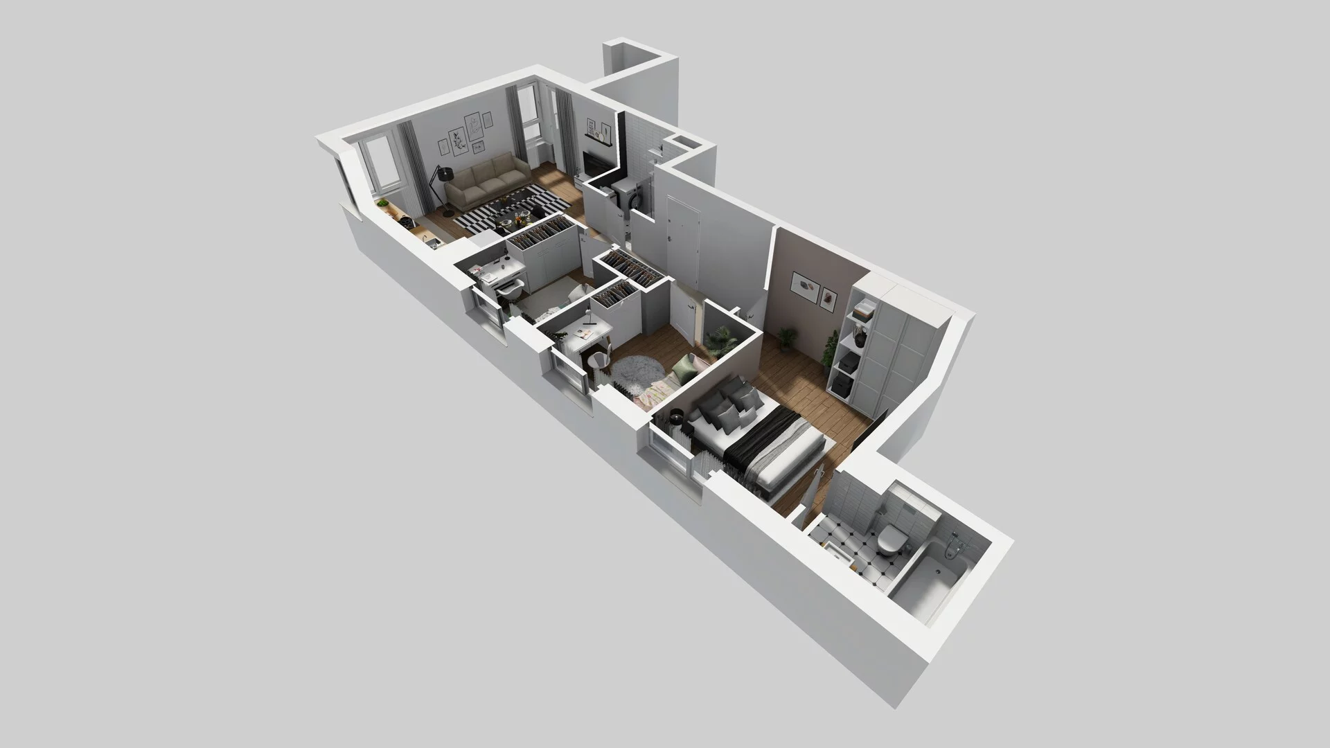 4 pokoje, mieszkanie 65,69 m², piętro 1, oferta nr D/10, Mokotów Sportowy 1 B, Warszawa, Mokotów, Augustówka, ul. Antoniewska
