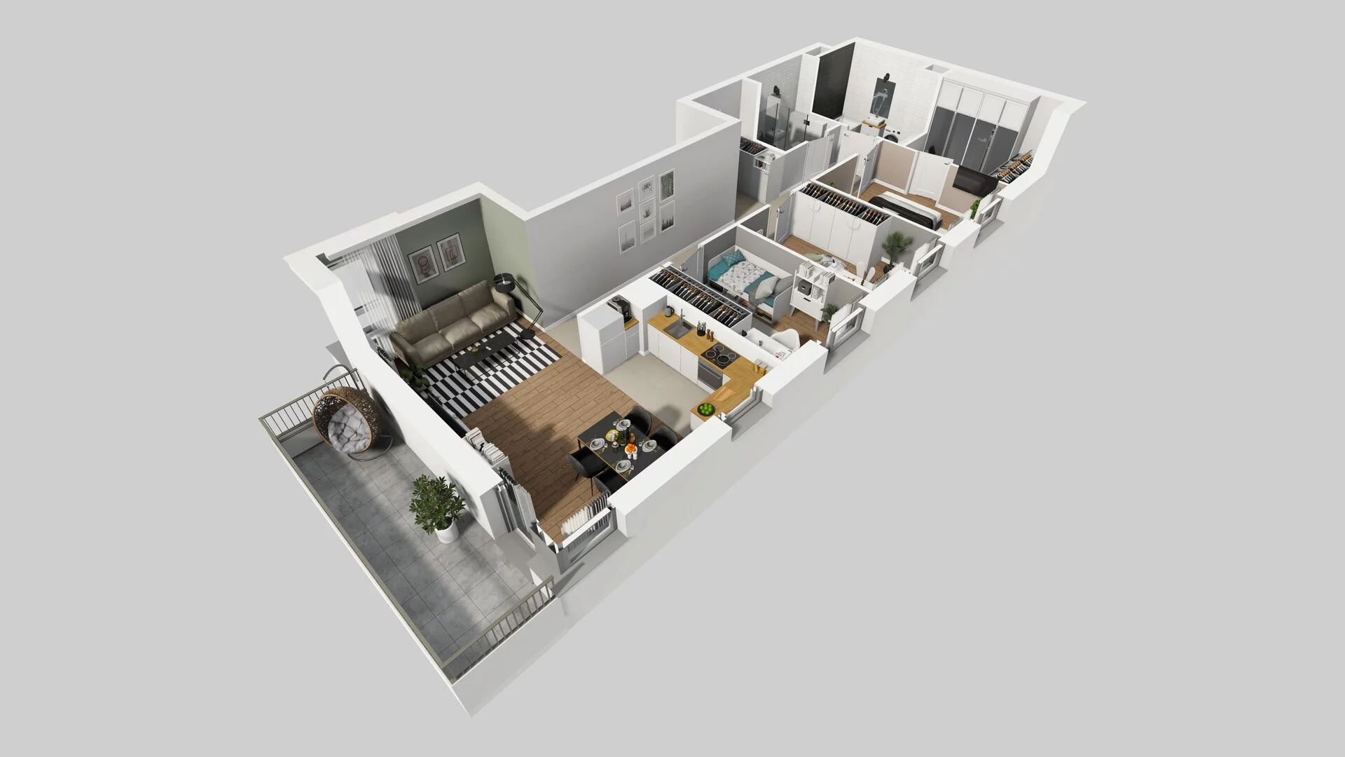 4 pokoje, mieszkanie 81,33 m², piętro 2, oferta nr D/11, Mokotów Sportowy 1 B, Warszawa, Mokotów, Augustówka, ul. Antoniewska