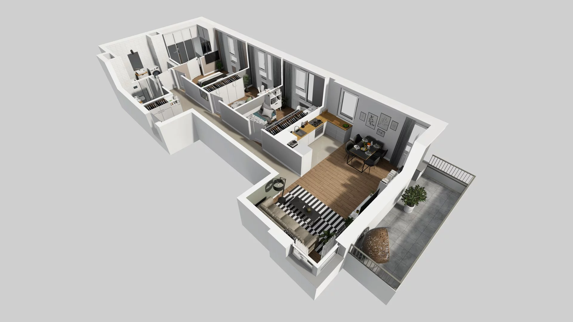 4 pokoje, mieszkanie 81,33 m², piętro 3, oferta nr D/19, Mokotów Sportowy 1 B, Warszawa, Mokotów, Augustówka, ul. Antoniewska