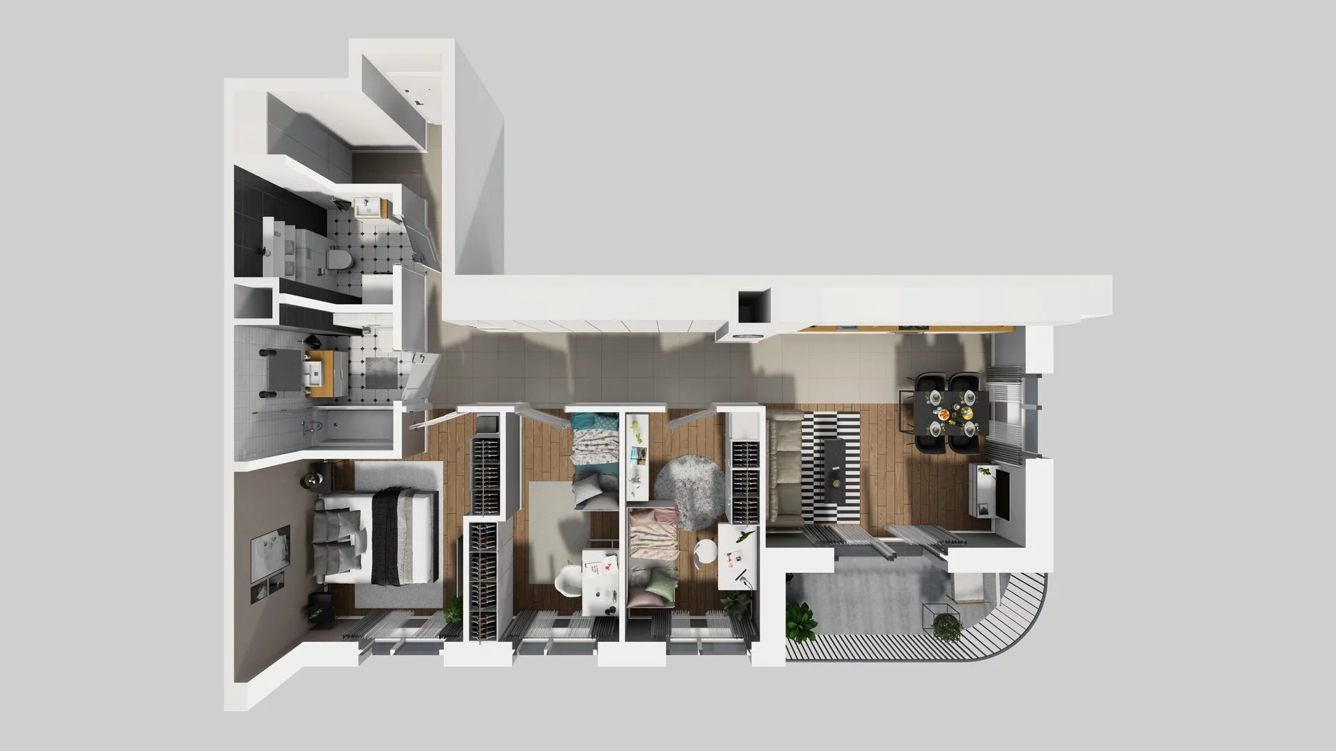 4 pokoje, mieszkanie 75,42 m², piętro 2, oferta nr A/13, Mokotów Sportowy 3, Warszawa, Mokotów, Augustówka, ul. Antoniewska
