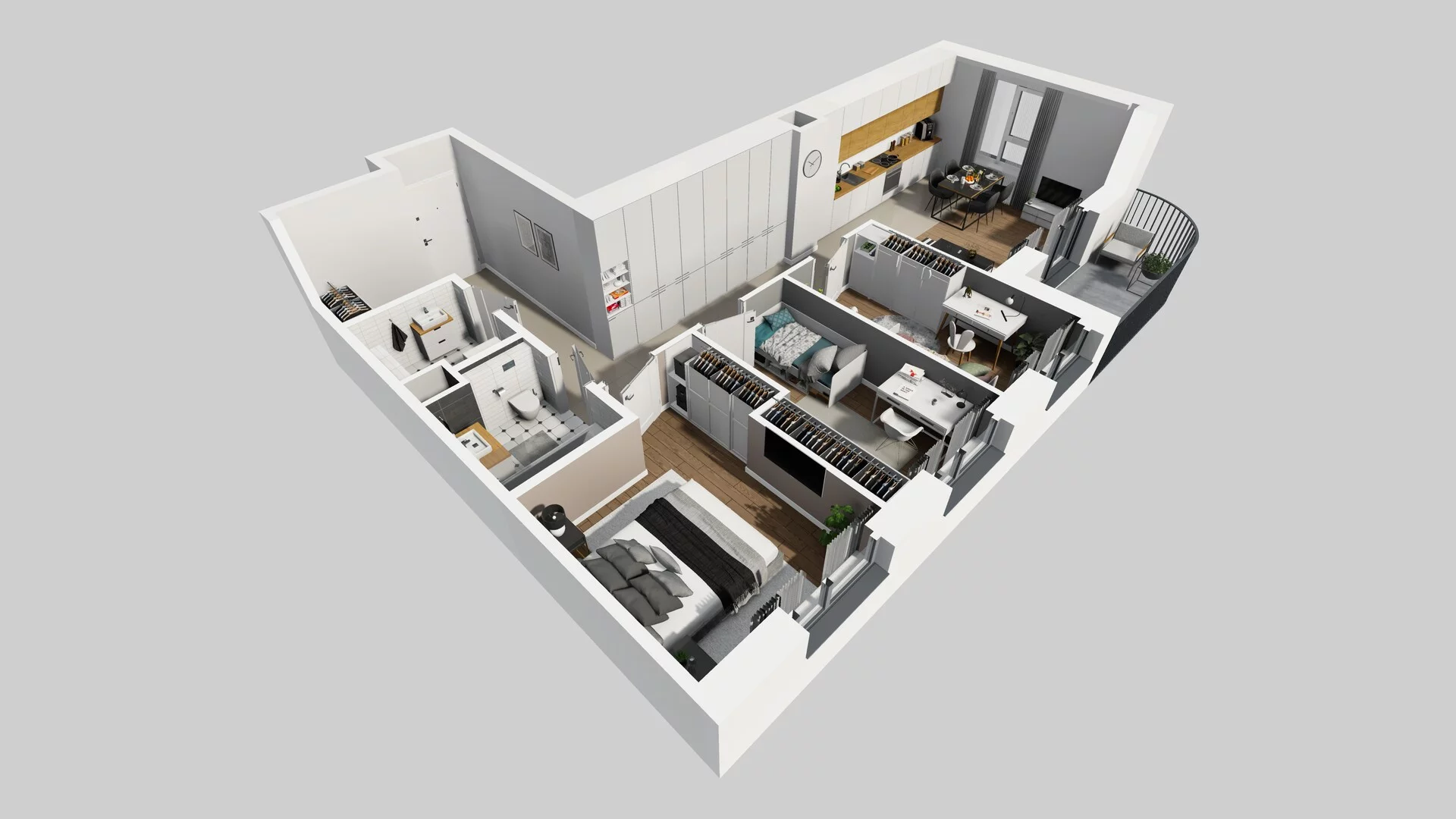 4 pokoje, mieszkanie 75,42 m², piętro 2, oferta nr A/13, Mokotów Sportowy 3, Warszawa, Mokotów, Augustówka, ul. Antoniewska