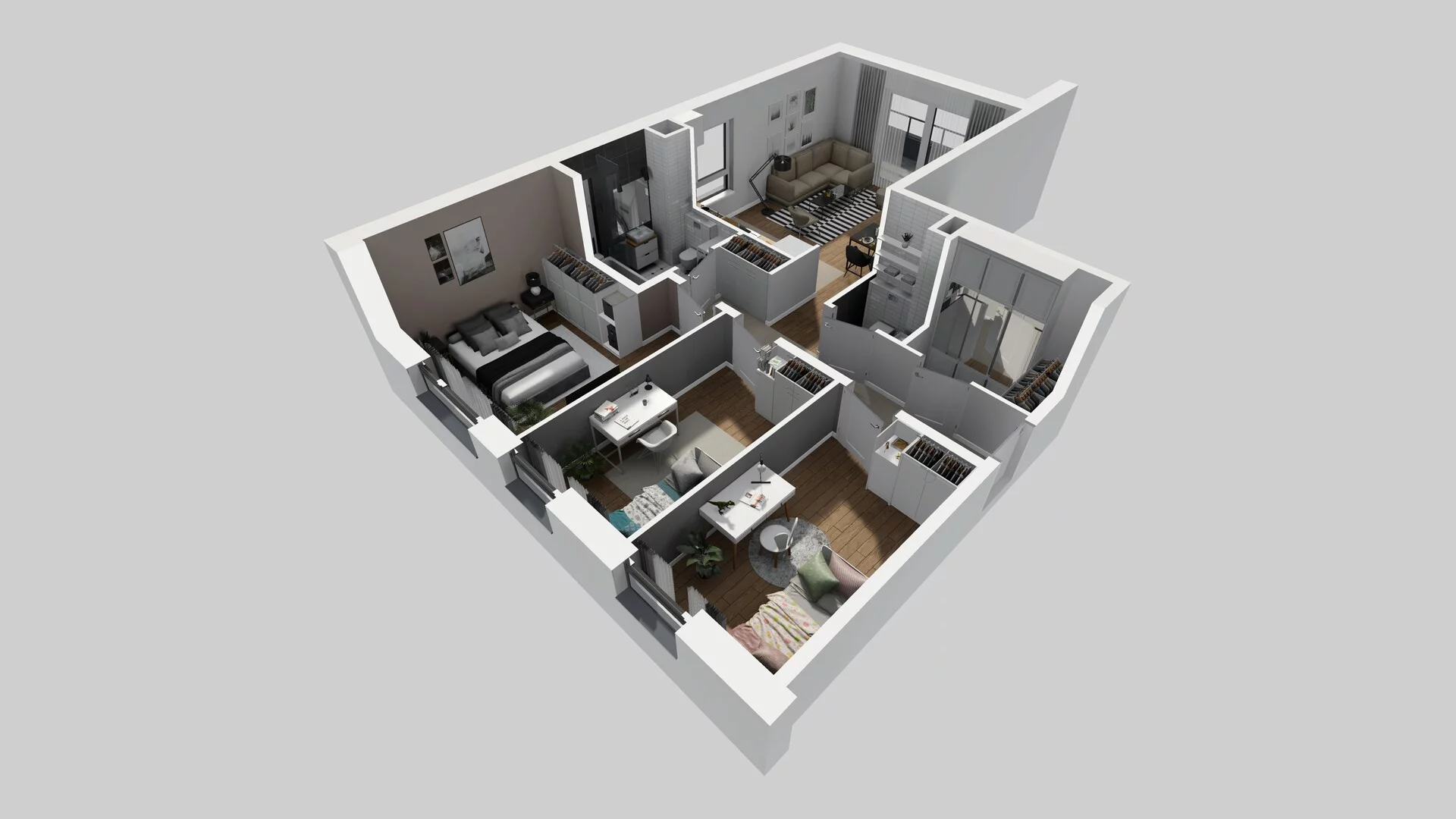4 pokoje, mieszkanie 78,38 m², piętro 1, oferta nr G/4, Wille Biskupin, Wrocław, Biskupin-Sępolno-Dąbie-Bartoszowice, Śródmieście, ul. Braci Gierymskich 156