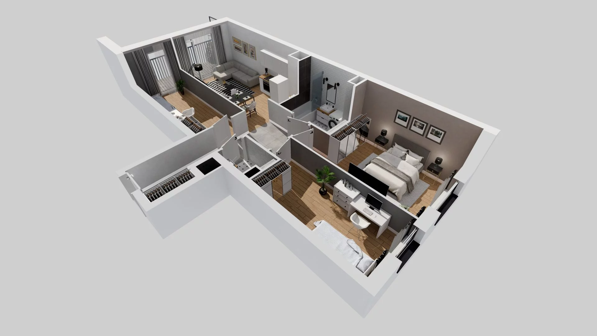 4 pokoje, mieszkanie 74,75 m², piętro 1, oferta nr A/21, Braniborska 80, Wrocław, Stare Miasto, ul. Braniborska 80