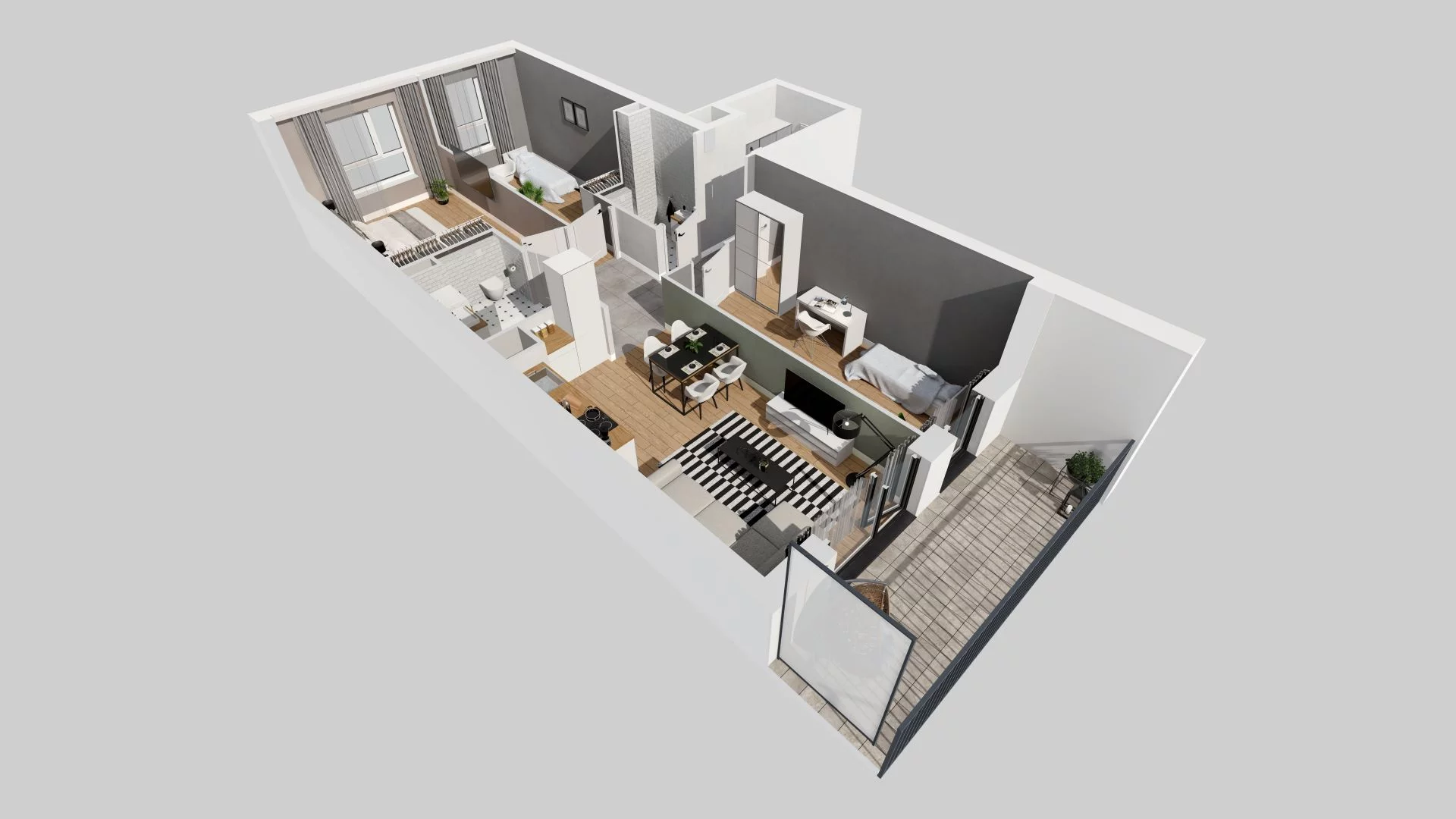 4 pokoje, mieszkanie 74,75 m², piętro 1, oferta nr A/21, Braniborska 80, Wrocław, Stare Miasto, ul. Braniborska 80