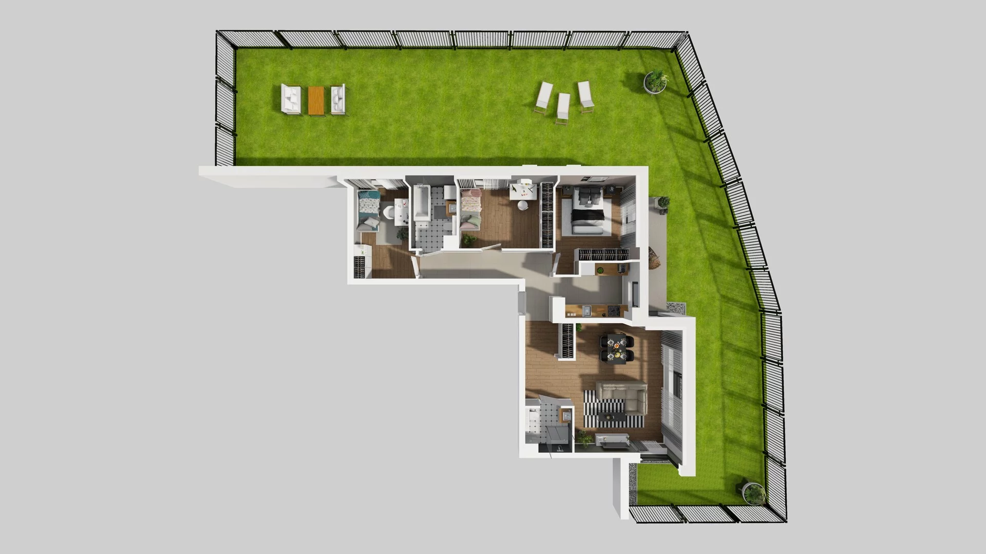 4 pokoje, mieszkanie 90,30 m², parter, oferta nr B/56, Apartamenty nad Oławką 2, Wrocław, Przedmieście Oławskie, Krzyki, ul. Krakowska 98a