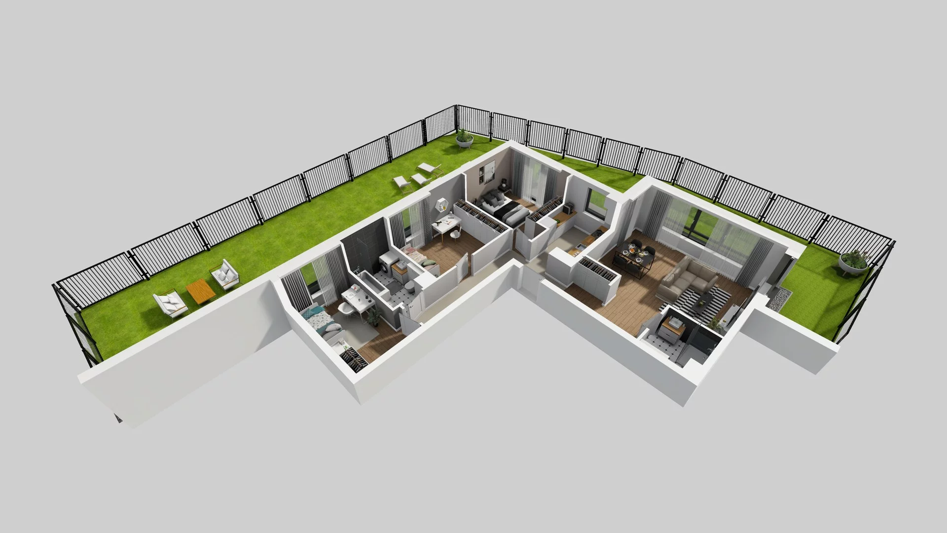 4 pokoje, mieszkanie 90,30 m², parter, oferta nr B/56, Apartamenty nad Oławką 2, Wrocław, Przedmieście Oławskie, Krzyki, ul. Krakowska 98a