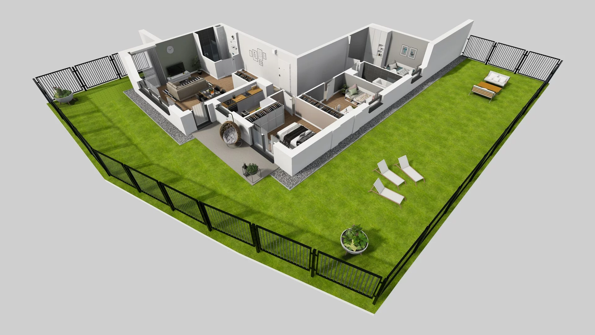 4 pokoje, mieszkanie 90,30 m², parter, oferta nr B/56, Apartamenty nad Oławką 2, Wrocław, Przedmieście Oławskie, Krzyki, ul. Krakowska 98a