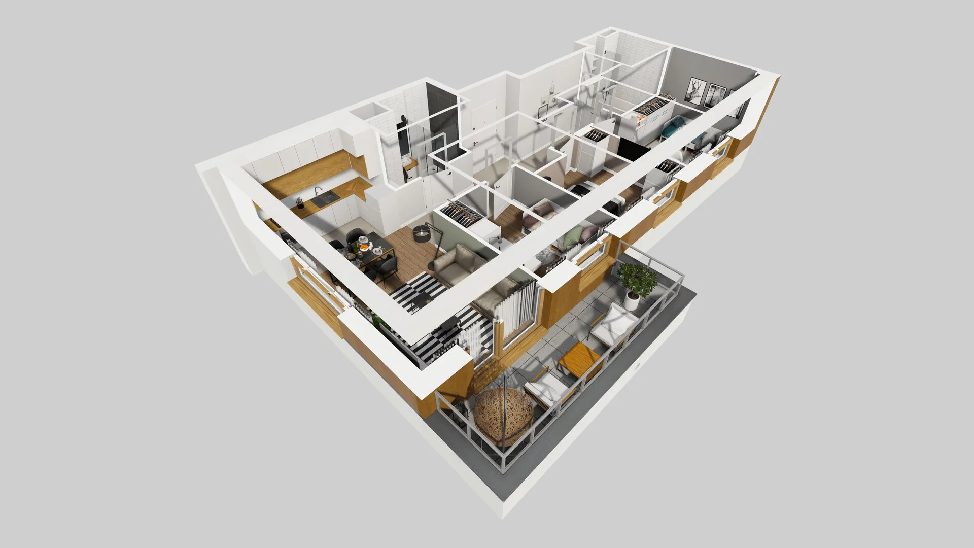 4 pokoje, mieszkanie 65,29 m², piętro 1, oferta nr C/2, Apartamenty Literacka 2, Warszawa, Bielany, Piaski, ul. Literacka