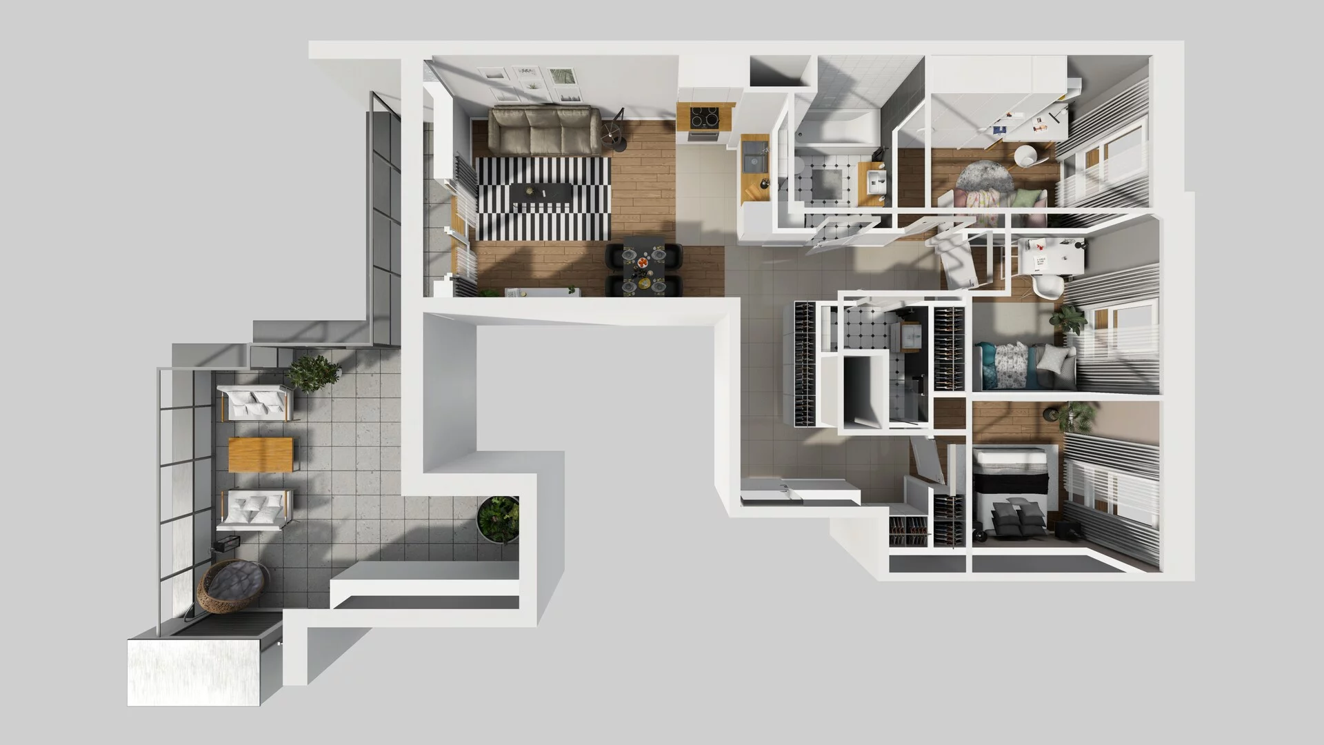 4 pokoje, mieszkanie 72,11 m², piętro 6, oferta nr C/51, Apartamenty Literacka 2, Warszawa, Bielany, Piaski, ul. Literacka