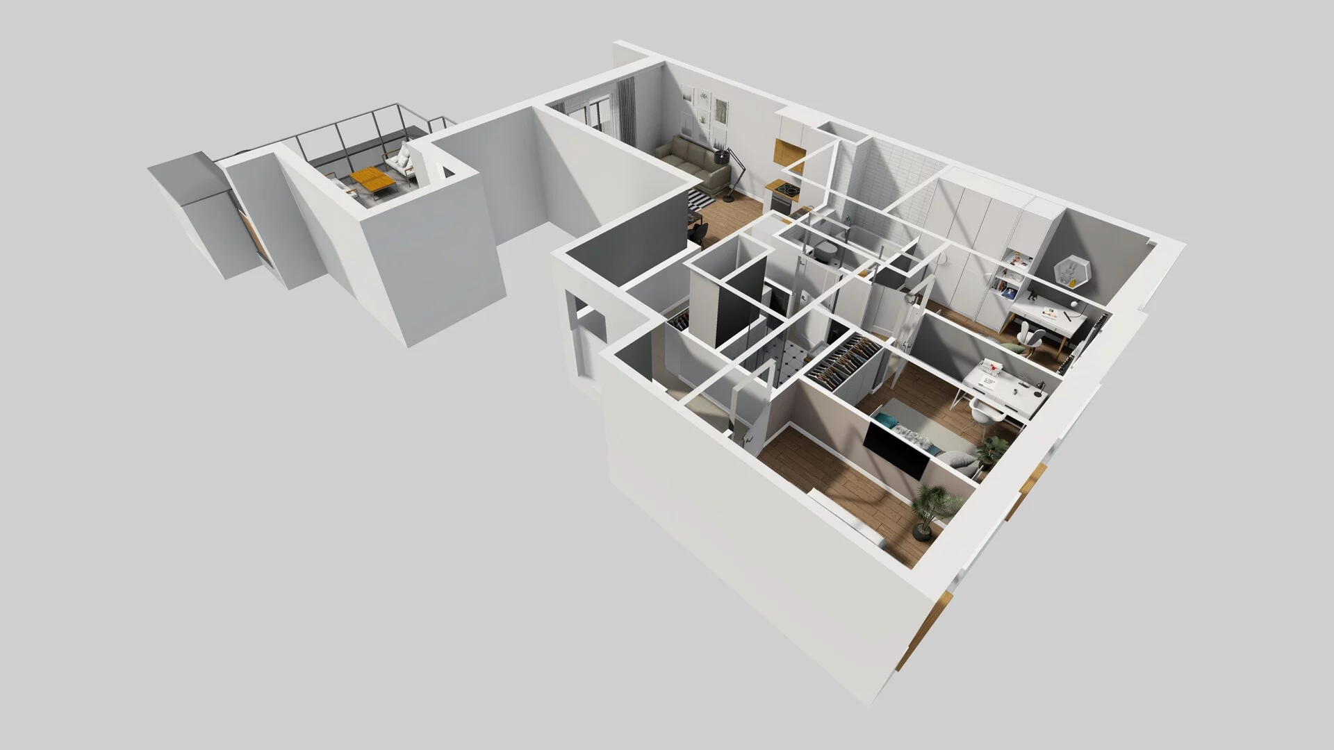 4 pokoje, mieszkanie 72,11 m², piętro 6, oferta nr C/51, Apartamenty Literacka 2, Warszawa, Bielany, Piaski, ul. Literacka