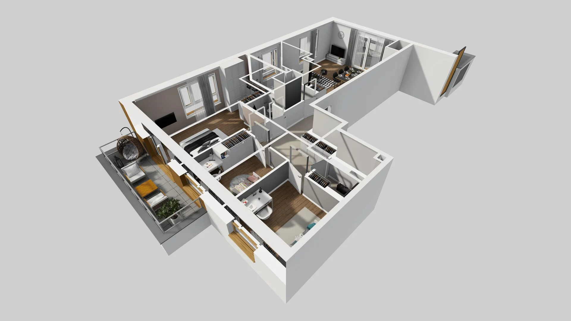 4 pokoje, mieszkanie 93,49 m², piętro 6, oferta nr C/52, Apartamenty Literacka 2, Warszawa, Bielany, Piaski, ul. Literacka