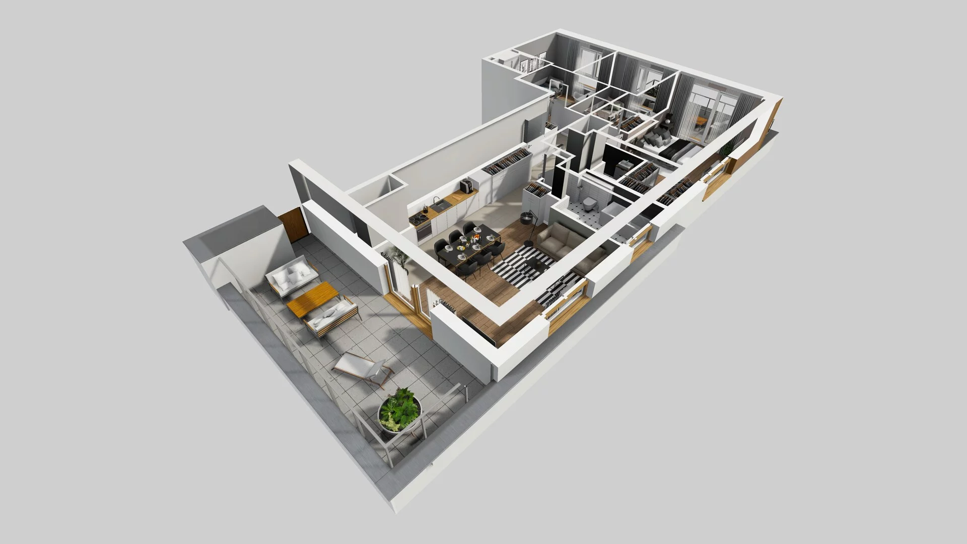 4 pokoje, mieszkanie 93,49 m², piętro 6, oferta nr C/52, Apartamenty Literacka 2, Warszawa, Bielany, Piaski, ul. Literacka