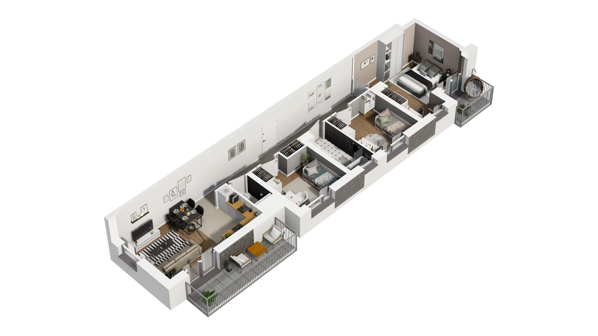 4 pokoje, mieszkanie 76,12 m², piętro 1, oferta nr B2/14, Osiedle Arkadia, Wrocław, Polanowice-Poświętne-Ligota, Poświętne, ul. Ramiszowska 6