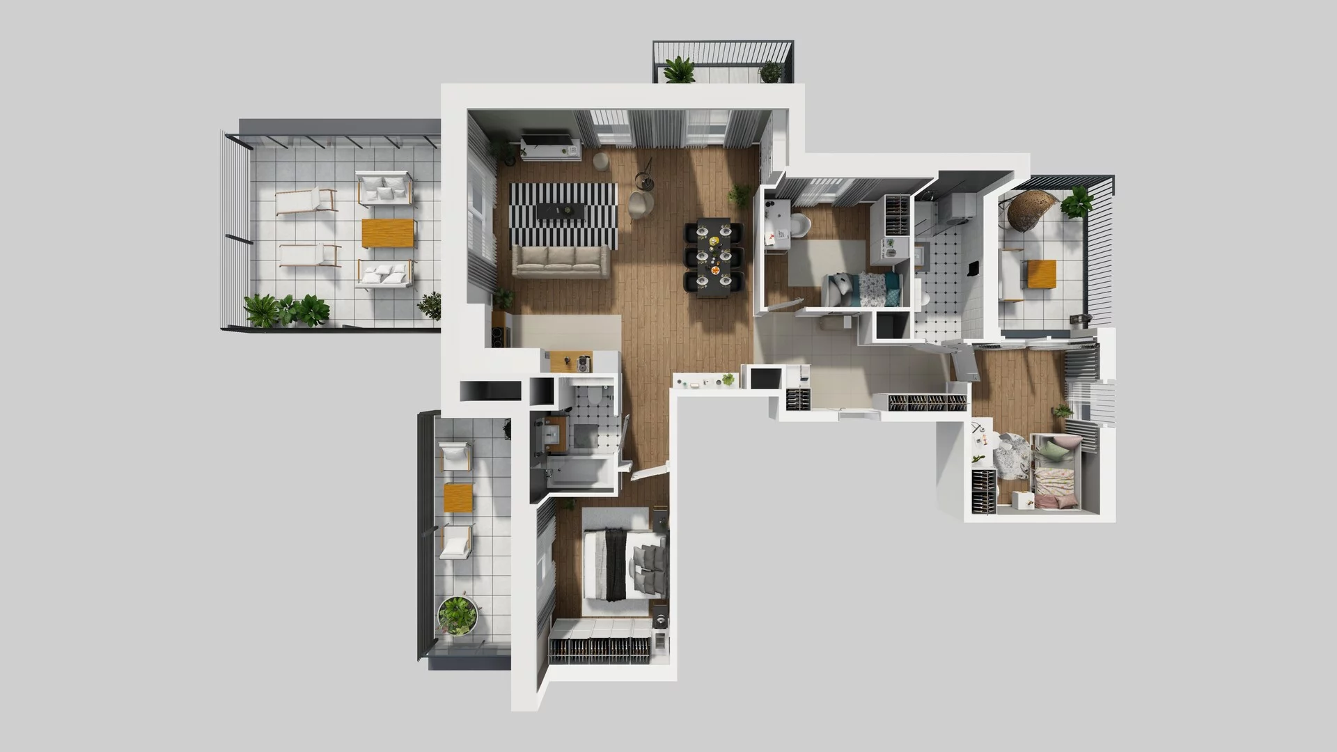 4 pokoje, apartament 98,70 m², piętro 3, oferta nr F/56, Apartamenty Park Matecznego bud. F i G, Kraków, Podgórze, Mateczny, ul. Rydlówka / Nowoorawska