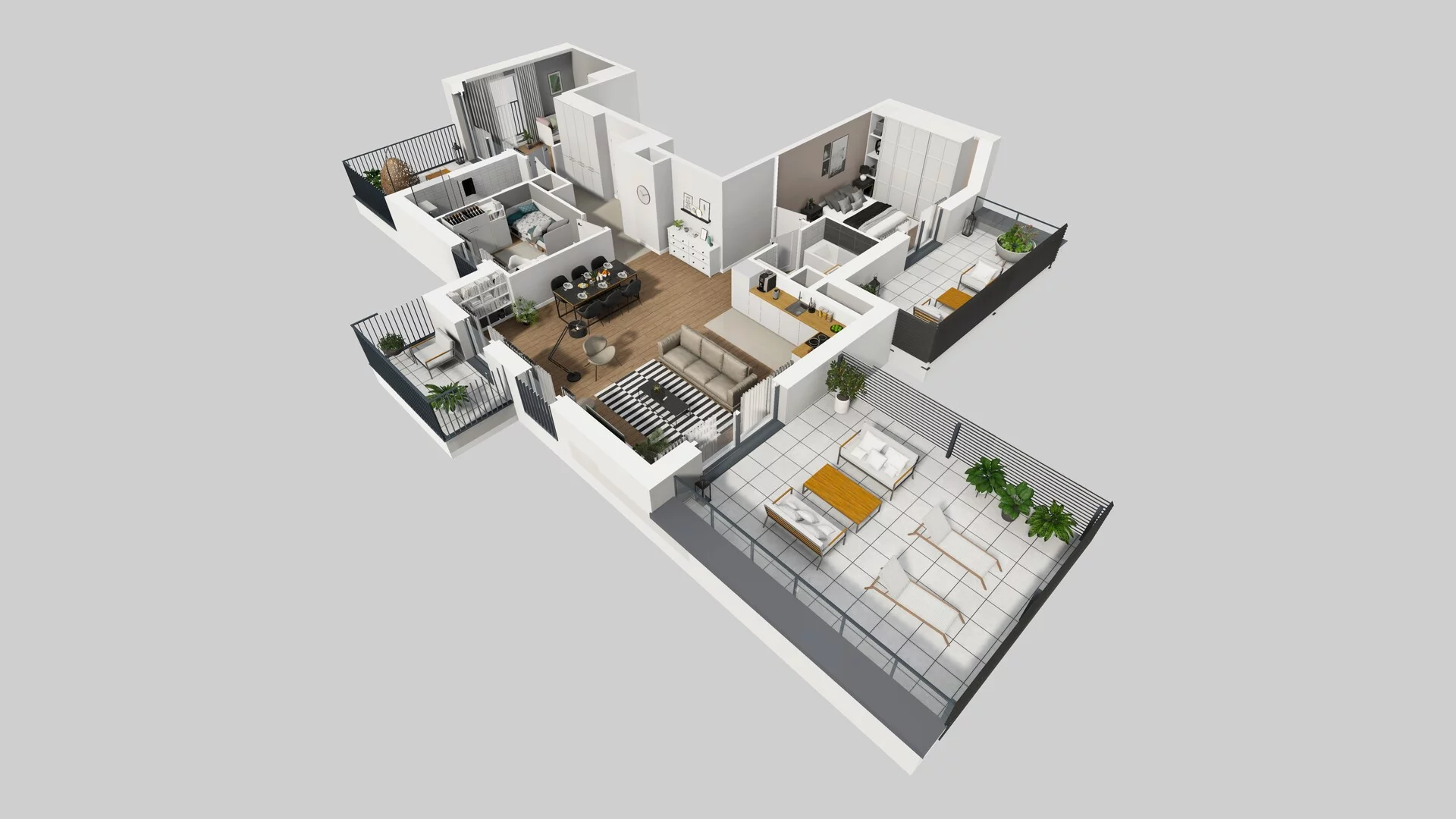 4 pokoje, apartament 98,70 m², piętro 3, oferta nr F/56, Apartamenty Park Matecznego bud. F i G, Kraków, Podgórze, Mateczny, ul. Rydlówka / Nowoorawska
