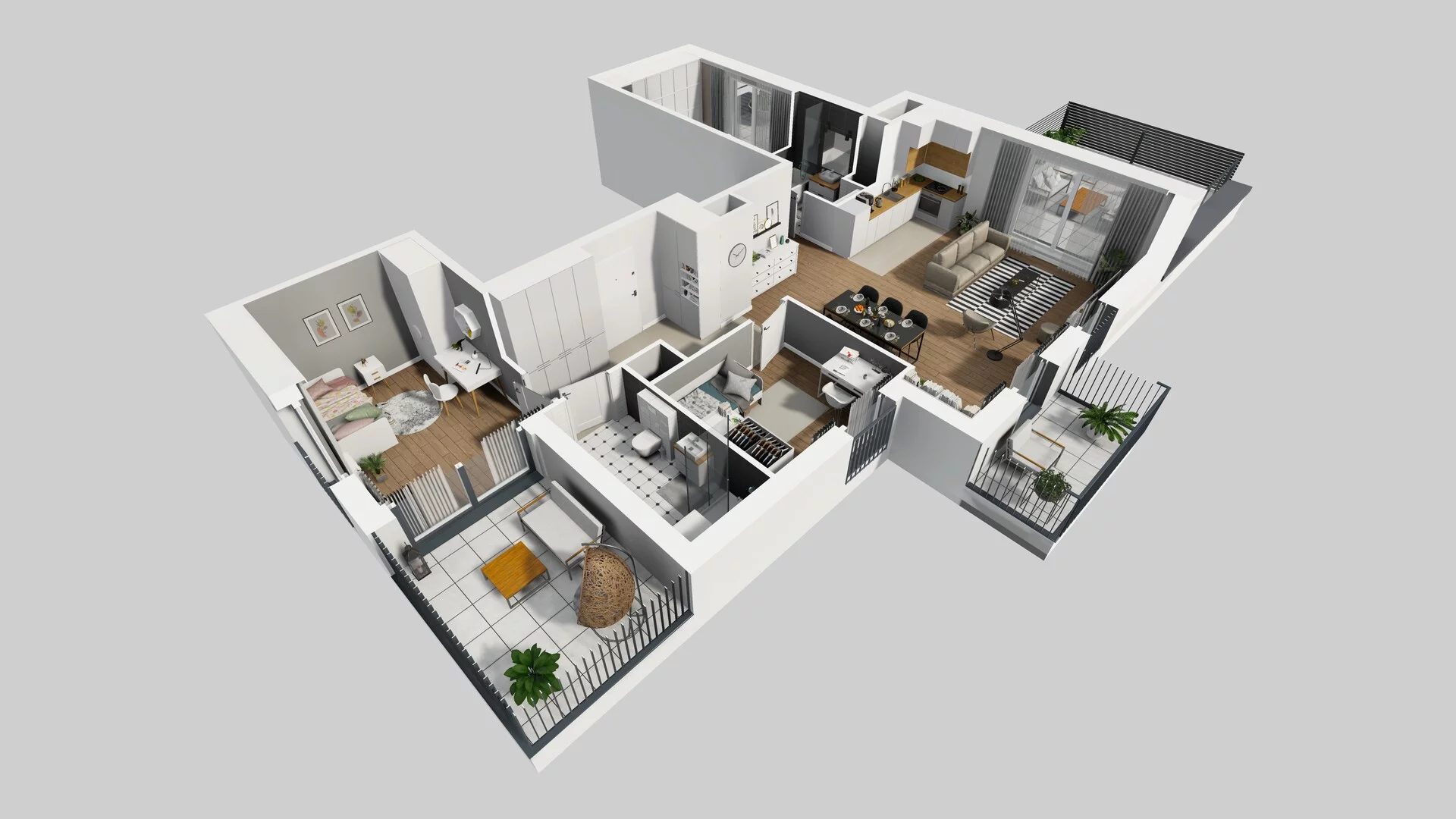 4 pokoje, apartament 98,70 m², piętro 3, oferta nr F/56, Apartamenty Park Matecznego bud. F i G, Kraków, Podgórze, Mateczny, ul. Rydlówka / Nowoorawska