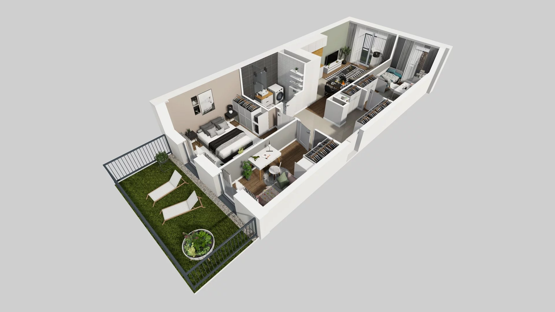 4 pokoje, apartament 67,05 m², parter, oferta nr F/58, Apartamenty Park Matecznego bud. F i G, Kraków, Podgórze, Mateczny, ul. Rydlówka / Nowoorawska