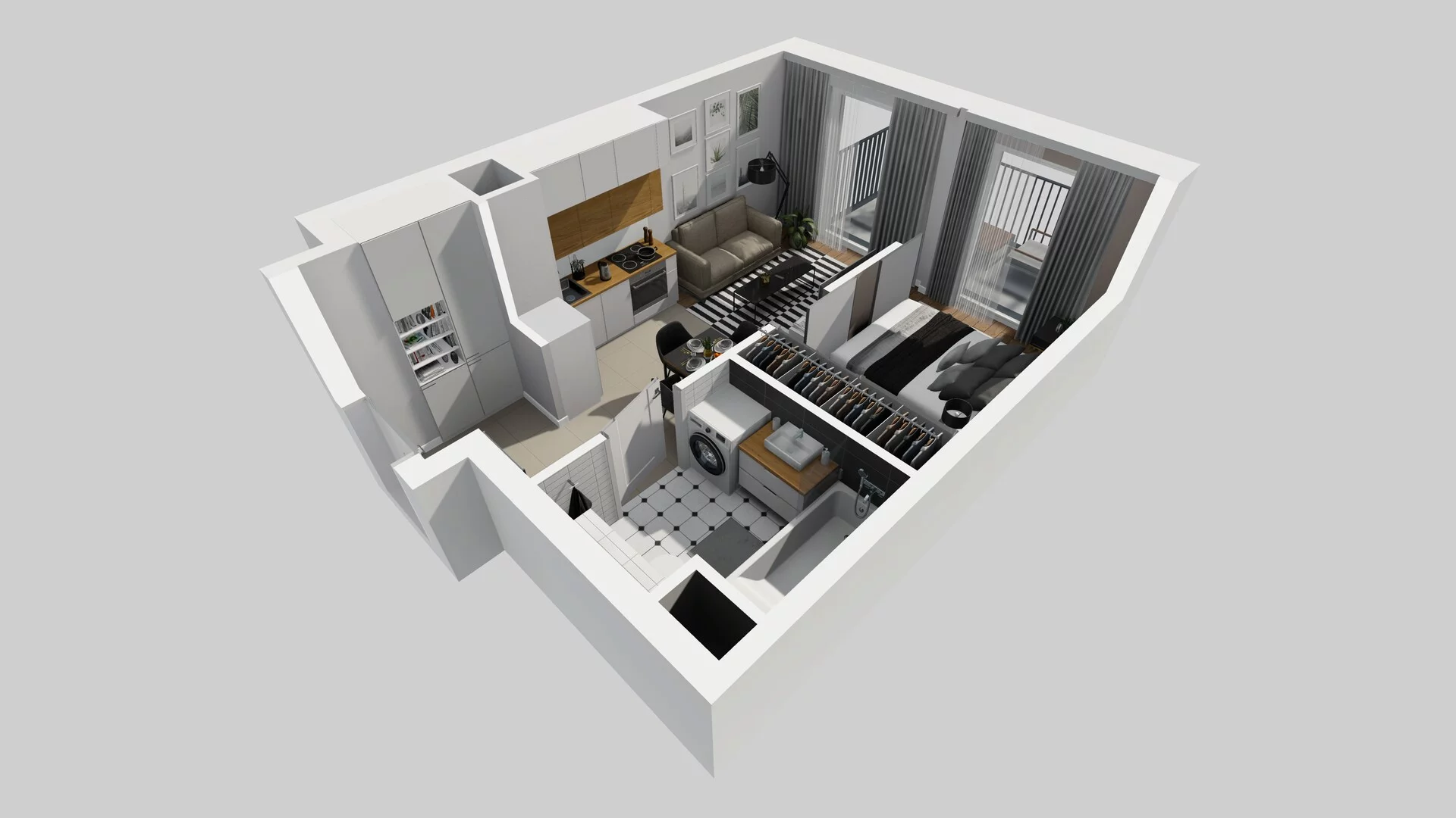 4 pokoje, apartament 79,05 m², piętro 1, oferta nr G/35, Apartamenty Park Matecznego bud. F i G, Kraków, Podgórze, Mateczny, ul. Rydlówka / Nowoorawska