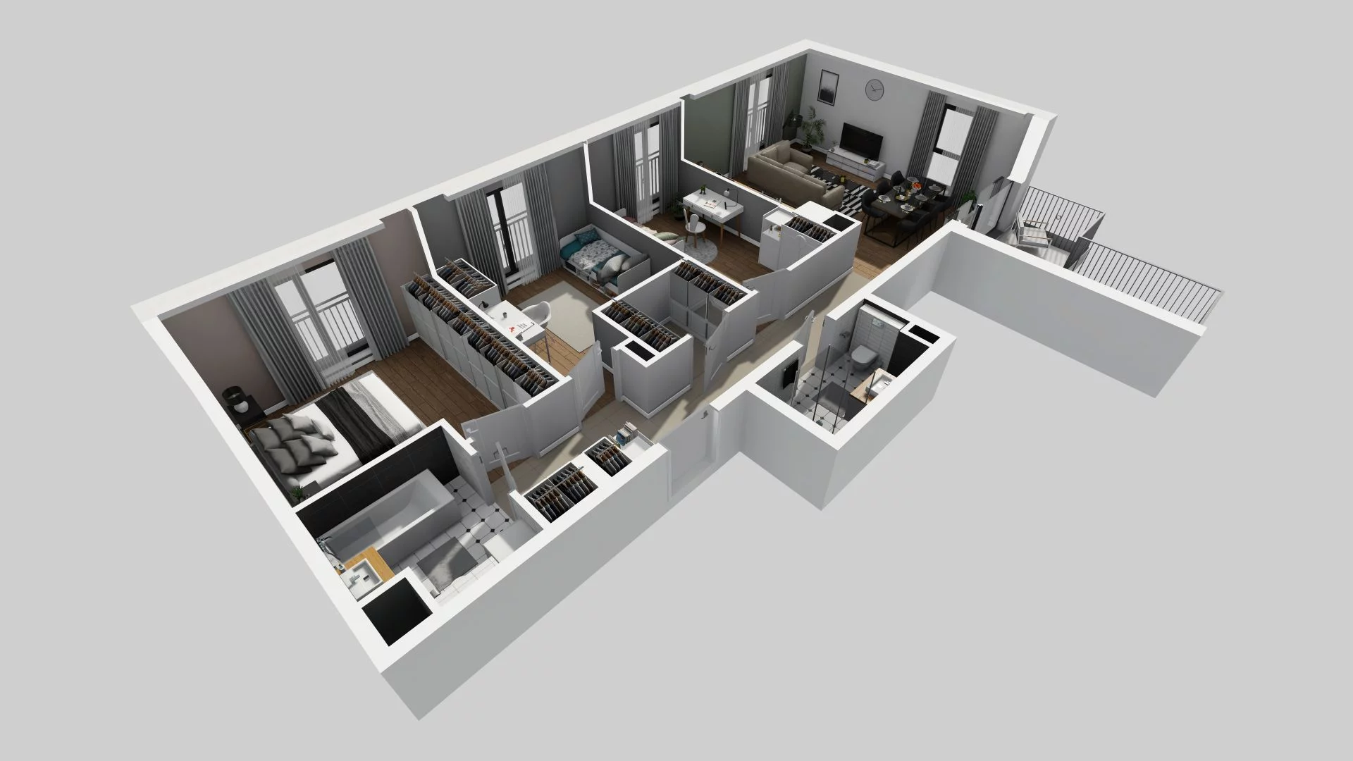 4 pokoje, mieszkanie 88,79 m², piętro 1, oferta nr A/9, Osiedle Rapsodia, Wrocław, Karłowice-Różanka, Różanka, ul. Wołowska 5