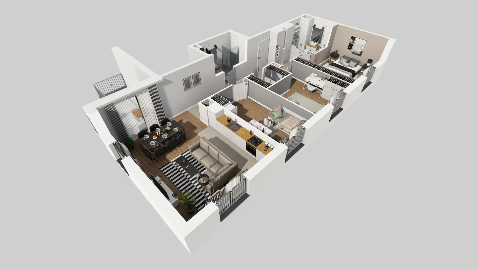 4 pokoje, mieszkanie 88,79 m², piętro 1, oferta nr A/9, Osiedle Rapsodia, Wrocław, Karłowice-Różanka, Różanka, ul. Wołowska 5