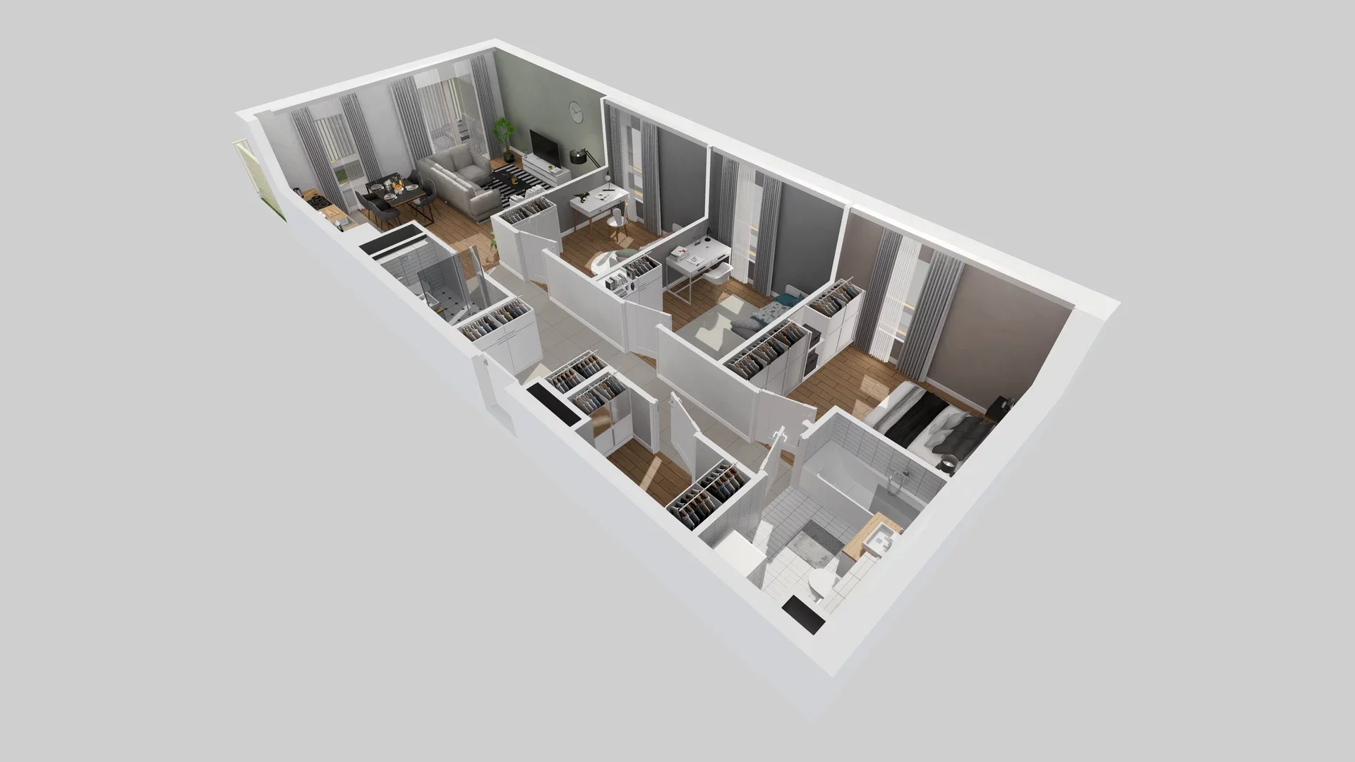 4 pokoje, mieszkanie 79,41 m², parter, oferta nr A/4, Osiedle Zielna 4.2, Wrocław, Psie Pole-Zawidawie, Psie Pole, ul. Zielna