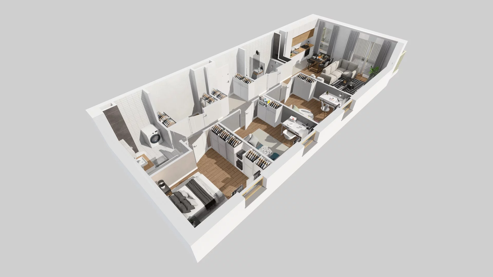 4 pokoje, mieszkanie 79,41 m², parter, oferta nr A/4, Osiedle Zielna 4.2, Wrocław, Psie Pole-Zawidawie, Psie Pole, ul. Zielna