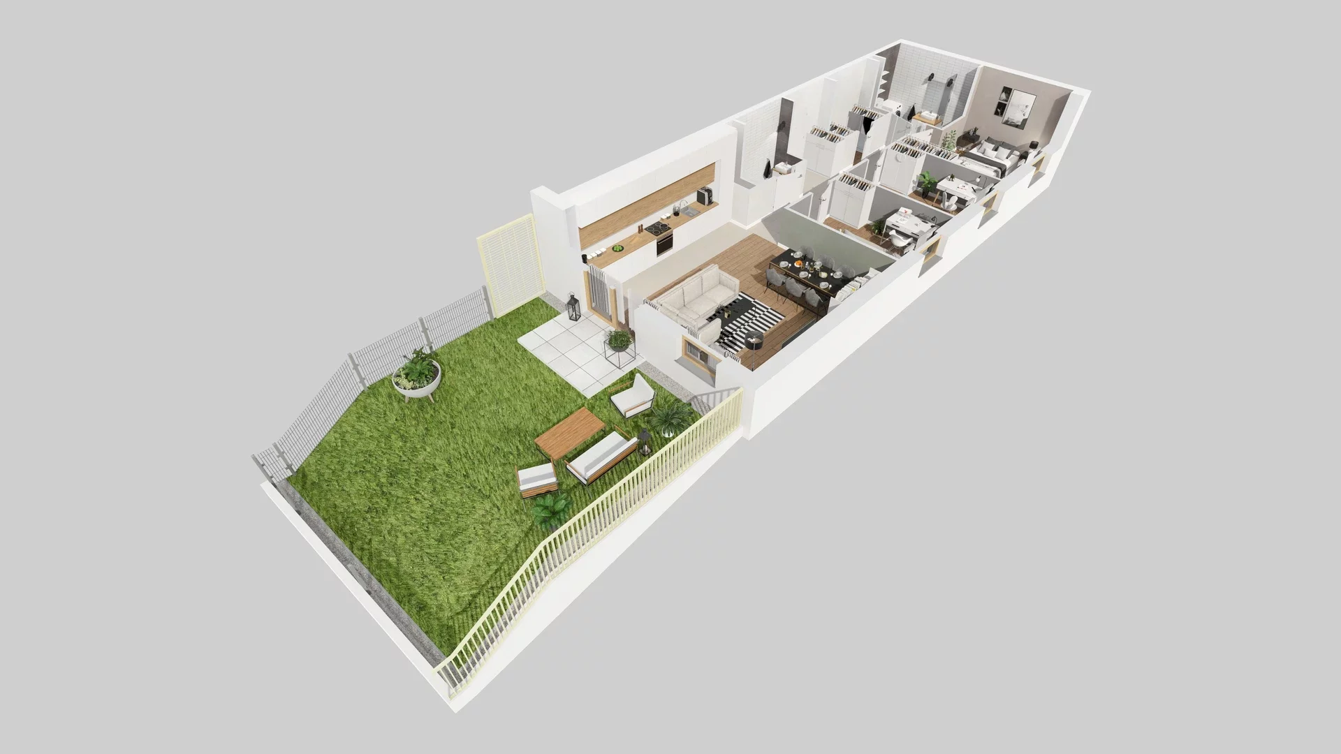 4 pokoje, mieszkanie 79,95 m², parter, oferta nr B/3, Osiedle Zielna 4.2, Wrocław, Psie Pole-Zawidawie, Psie Pole, ul. Zielna