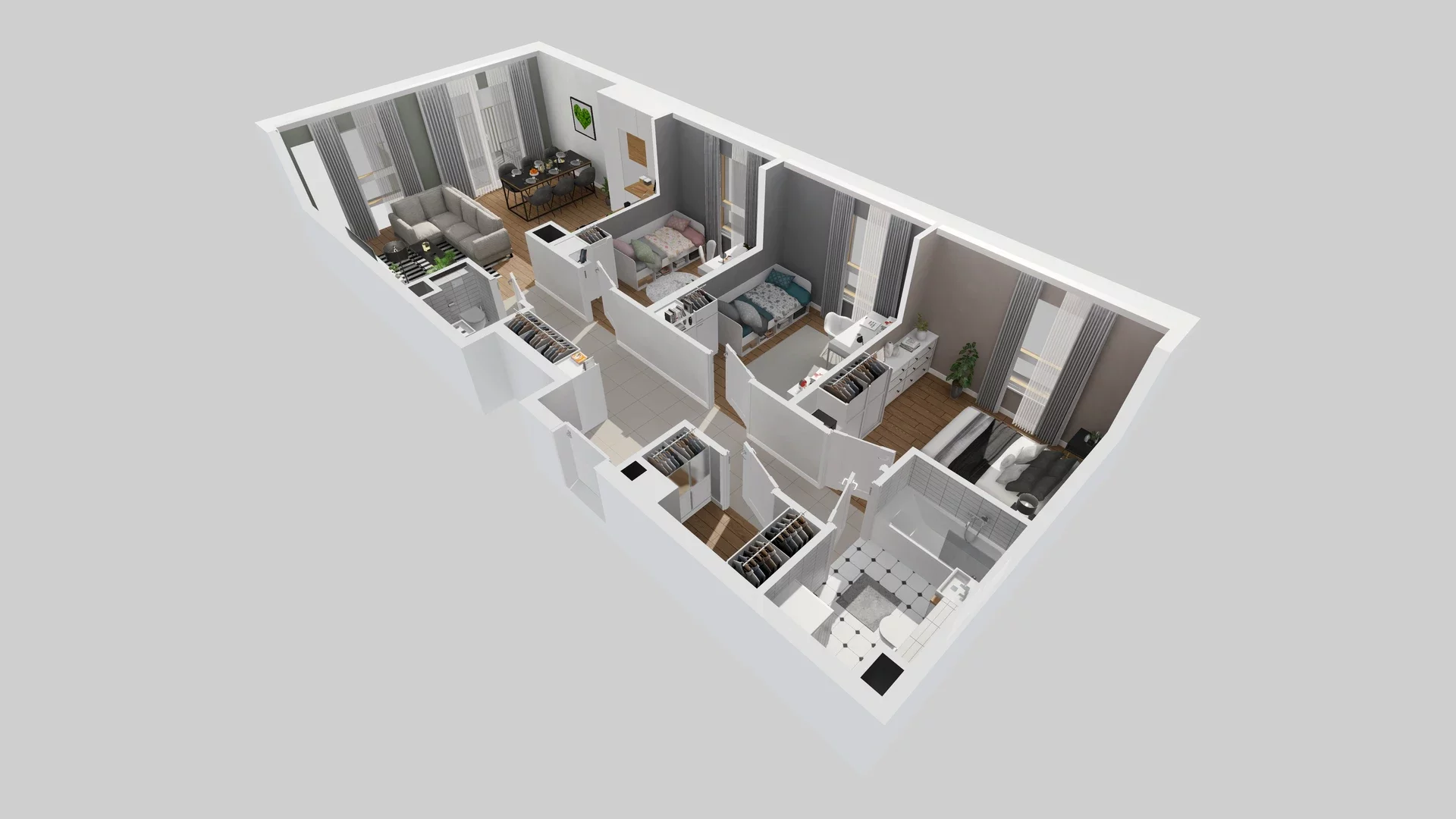 4 pokoje, mieszkanie 76,29 m², piętro 2, oferta nr B/16, Osiedle Zielna 4.2, Wrocław, Psie Pole-Zawidawie, Psie Pole, ul. Zielna
