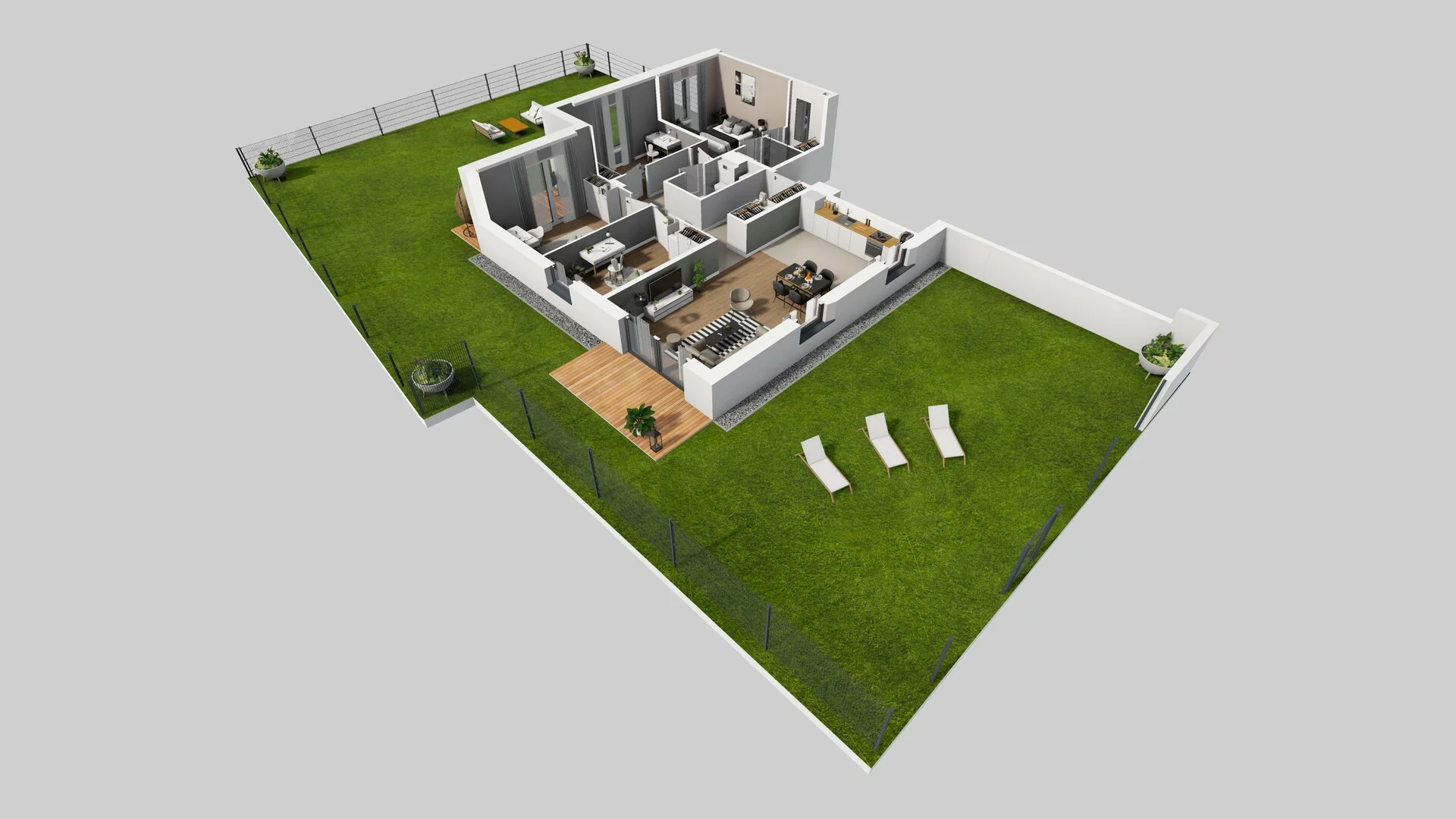 5 pokoi, mieszkanie 102,61 m², parter, oferta nr L/1, Wille Biskupin, Wrocław, Biskupin-Sępolno-Dąbie-Bartoszowice, Śródmieście, ul. Braci Gierymskich 156