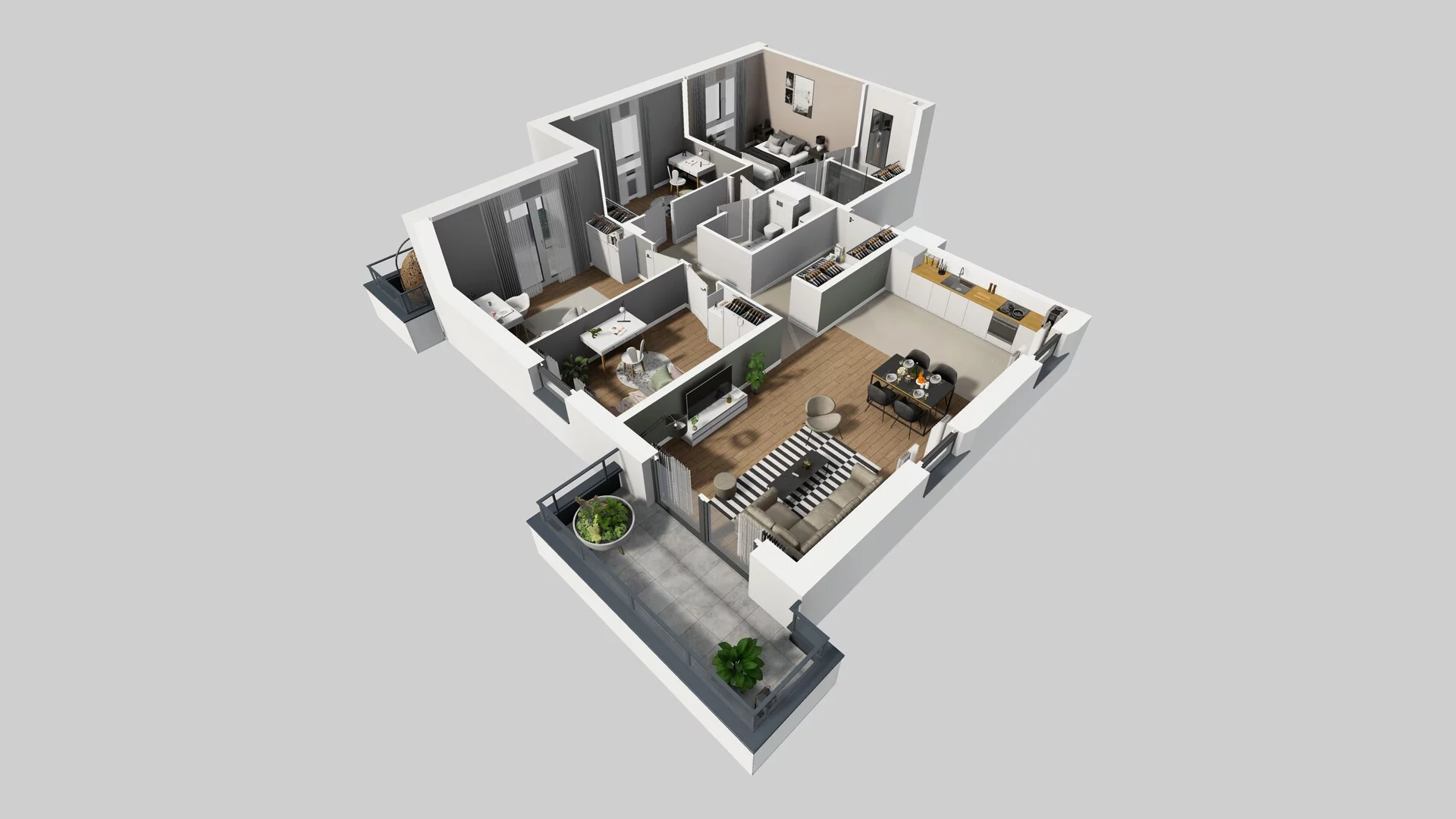 5 pokoi, mieszkanie 104,46 m², piętro 1, oferta nr L/4, Wille Biskupin, Wrocław, Biskupin-Sępolno-Dąbie-Bartoszowice, Śródmieście, ul. Braci Gierymskich 156