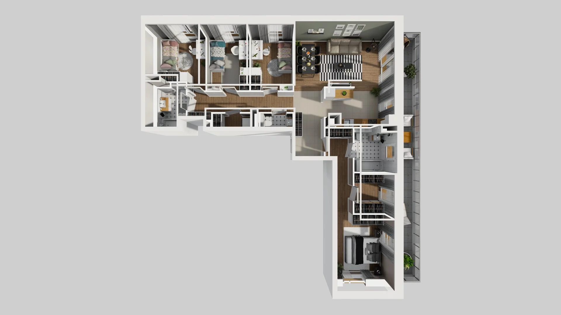 5 pokoi, mieszkanie 111,08 m², piętro 1, oferta nr D/23, Apartamenty Literacka 2, Warszawa, Bielany, Piaski, ul. Literacka