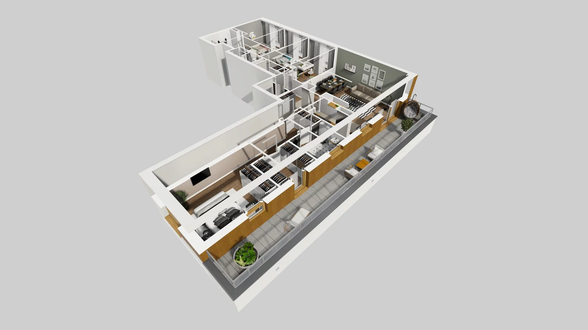 5 pokoi, mieszkanie 111,08 m², piętro 1, oferta nr D/23, Apartamenty Literacka 2, Warszawa, Bielany, Piaski, ul. Literacka