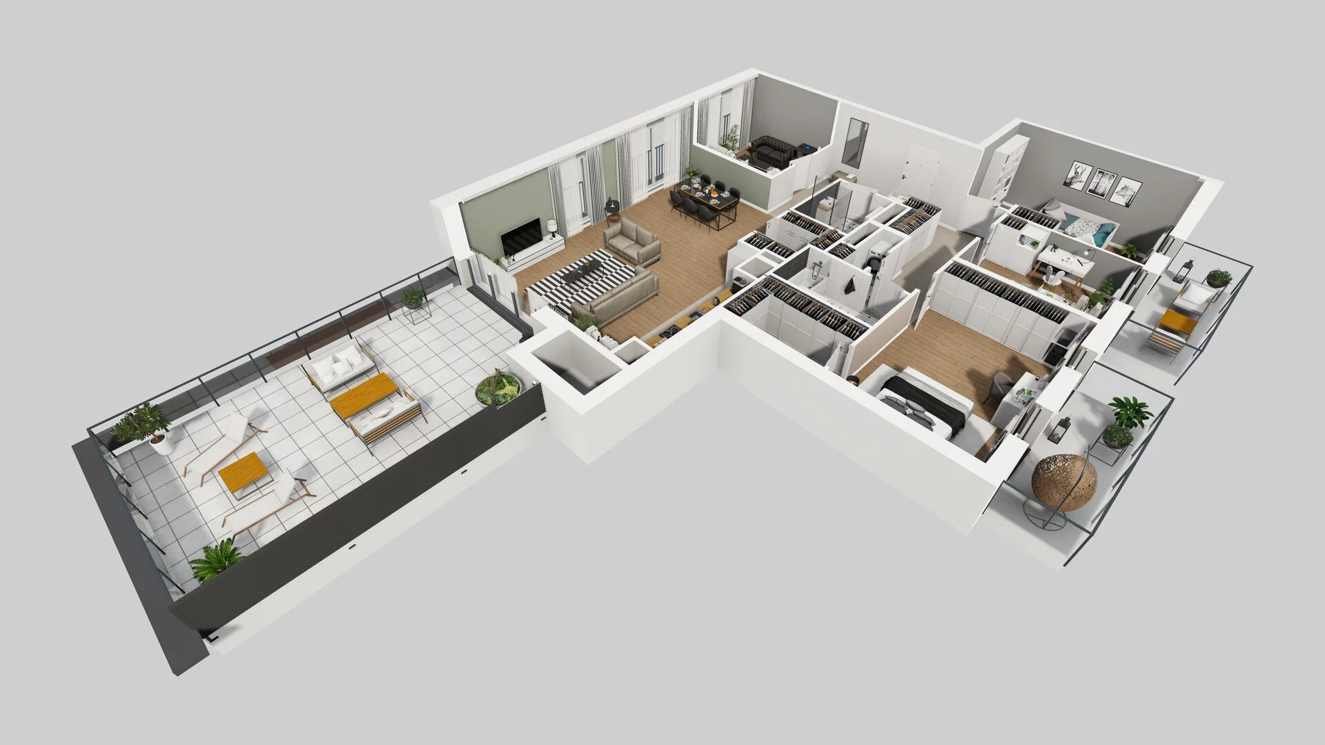 5 pokoi, apartament 136,27 m², piętro 4, oferta nr F/27, Apartamenty Park Matecznego bud. F i G, Kraków, Podgórze, Mateczny, ul. Rydlówka / Nowoorawska