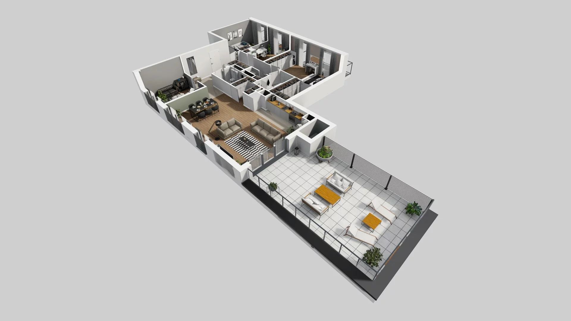 5 pokoi, apartament 136,42 m², piętro 4, oferta nr G/27, Apartamenty Park Matecznego bud. F i G, Kraków, Podgórze, Mateczny, ul. Rydlówka / Nowoorawska