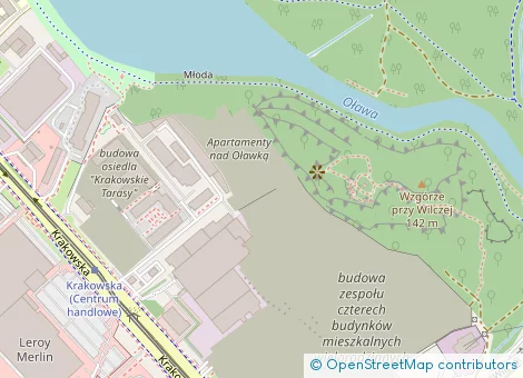 Lokalizacja inwestycji Apartamenty nad Oławką