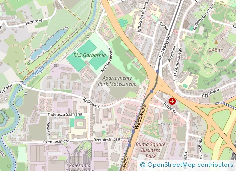 Lokalizacja inwestycji Apartamenty Park Matecznego
