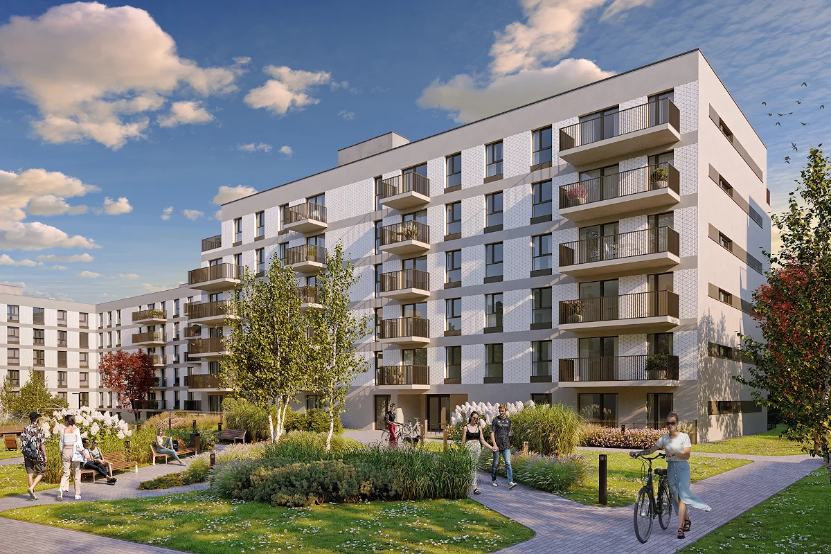 Apartamenty Osiedle Górka Narodowa Kraków Prądnik Biały ul. Andrzeja Zauchy