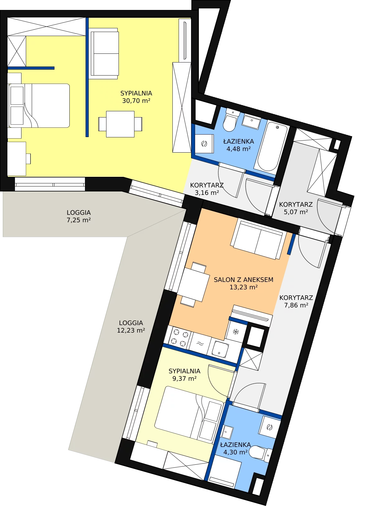 Zalety mieszkania 78.17 m², E/91