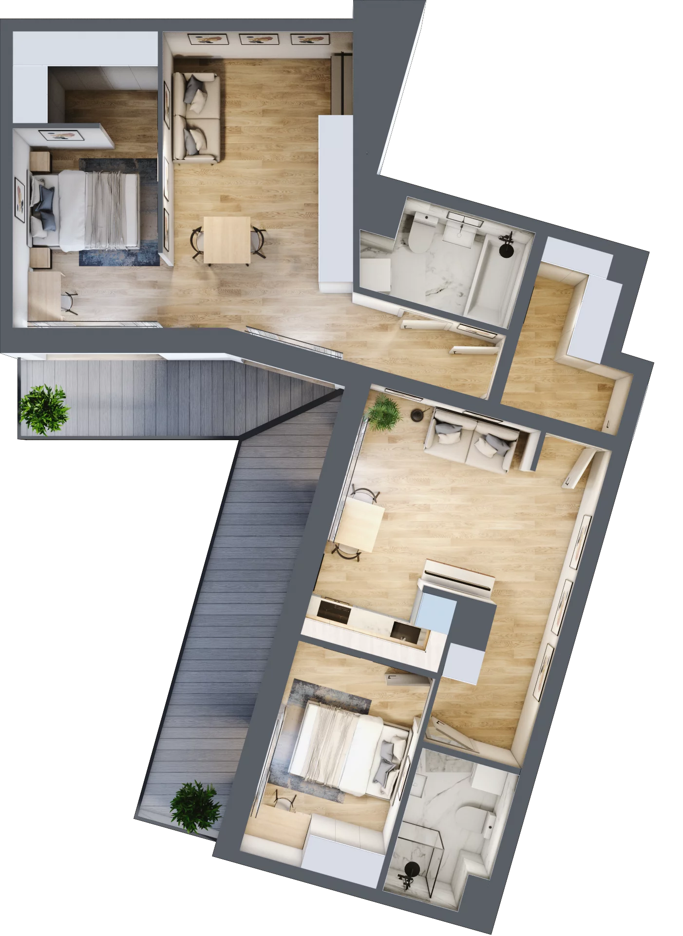 3 pokoje, mieszkanie 78,17 m², piętro 1, oferta nr E/91, 29. Aleja, Kraków, Stare Miasto, Warszawskie, ul. Prandoty 10c / al. 29 Listopada