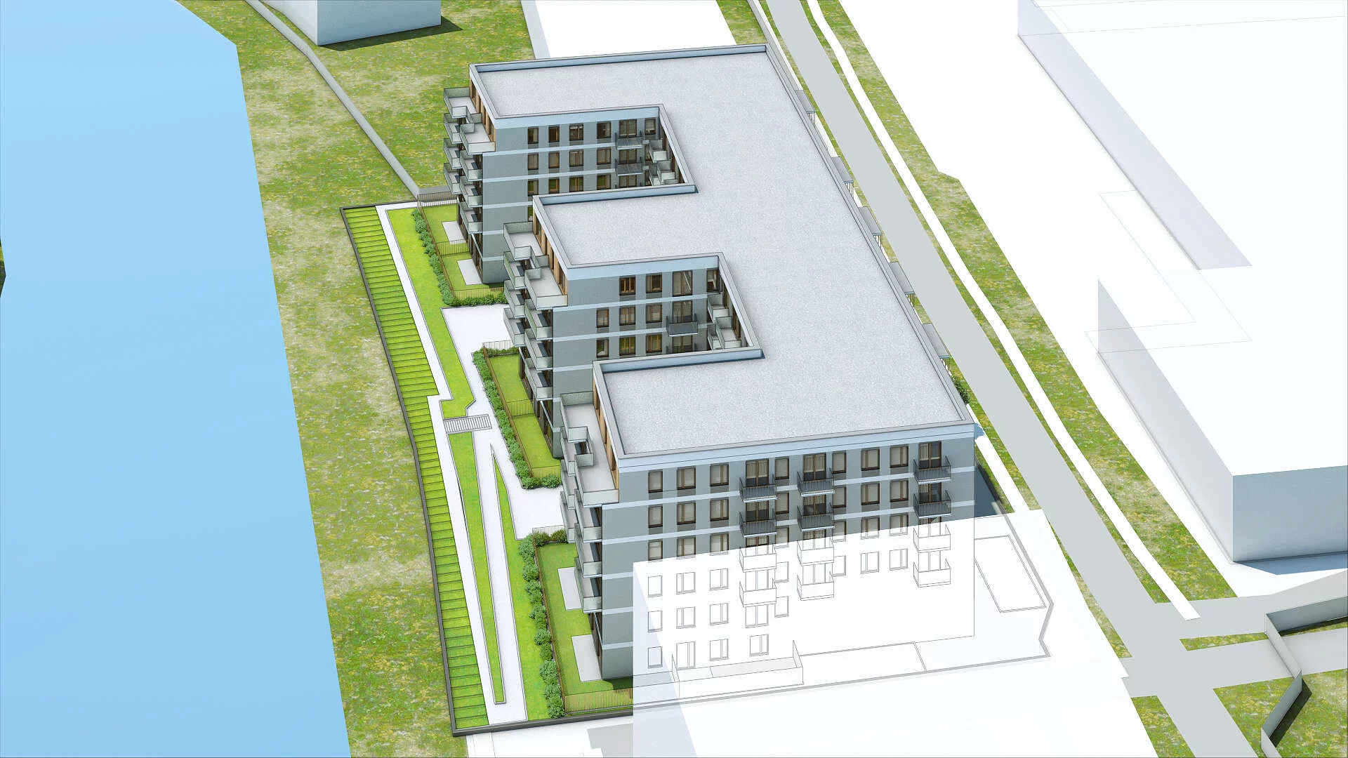 Wirtualna makieta 3D apartamentu 76.52 m², A/76