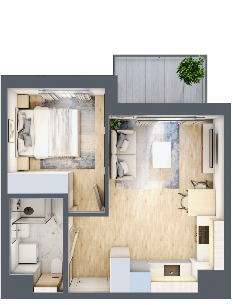 Mieszkanie 34,32 m², piętro 1, oferta nr G/85, Metro Zachód etap 8, Warszawa, Bemowo, Chrzanów, ul. Szeligowska