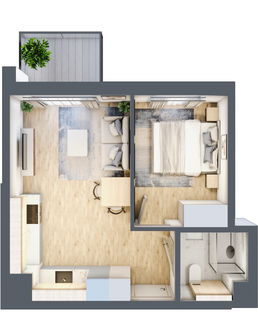 Mieszkanie 33,46 m², piętro 1, oferta nr H/11, Metro Zachód etap 8, Warszawa, Bemowo, Chrzanów, ul. Szeligowska