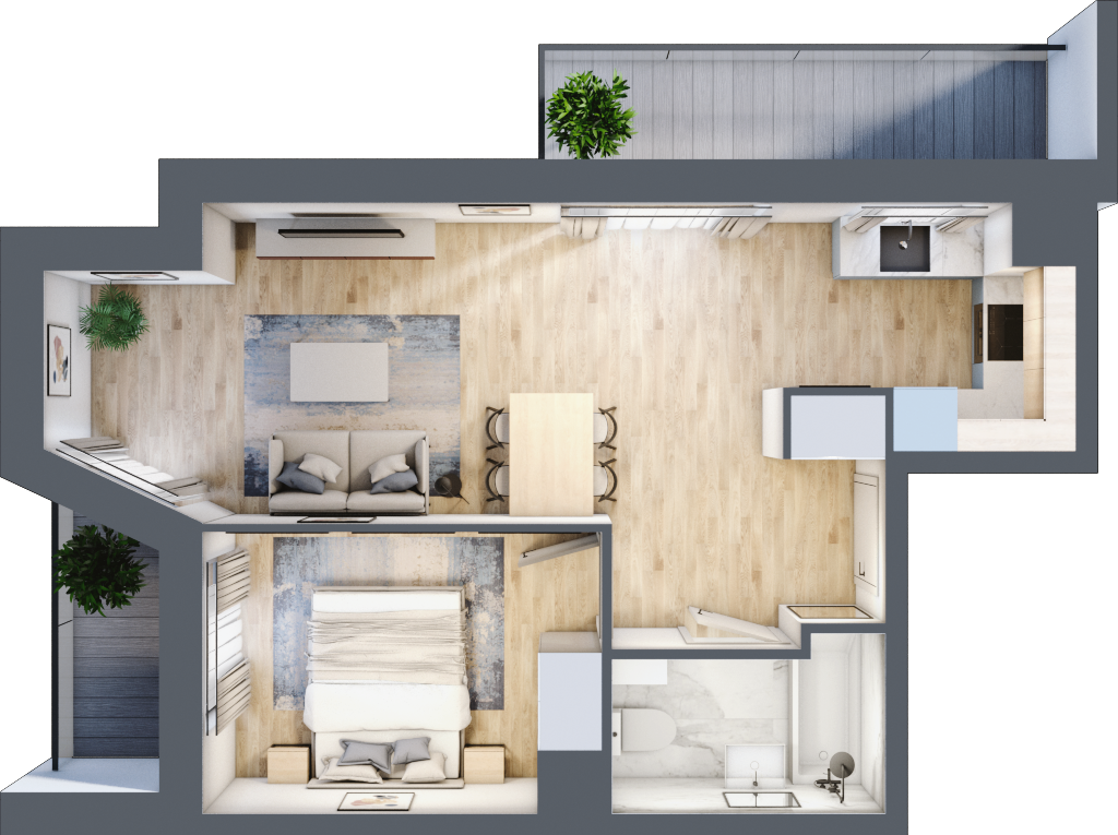 Mieszkanie 43,66 m², piętro 3, oferta nr III/A33, Miasteczko Nova Sfera, Warszawa, Białołęka, Żerań, ul. Marywilska